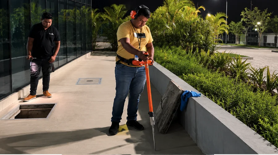 Detección de fugas de agua sin romper