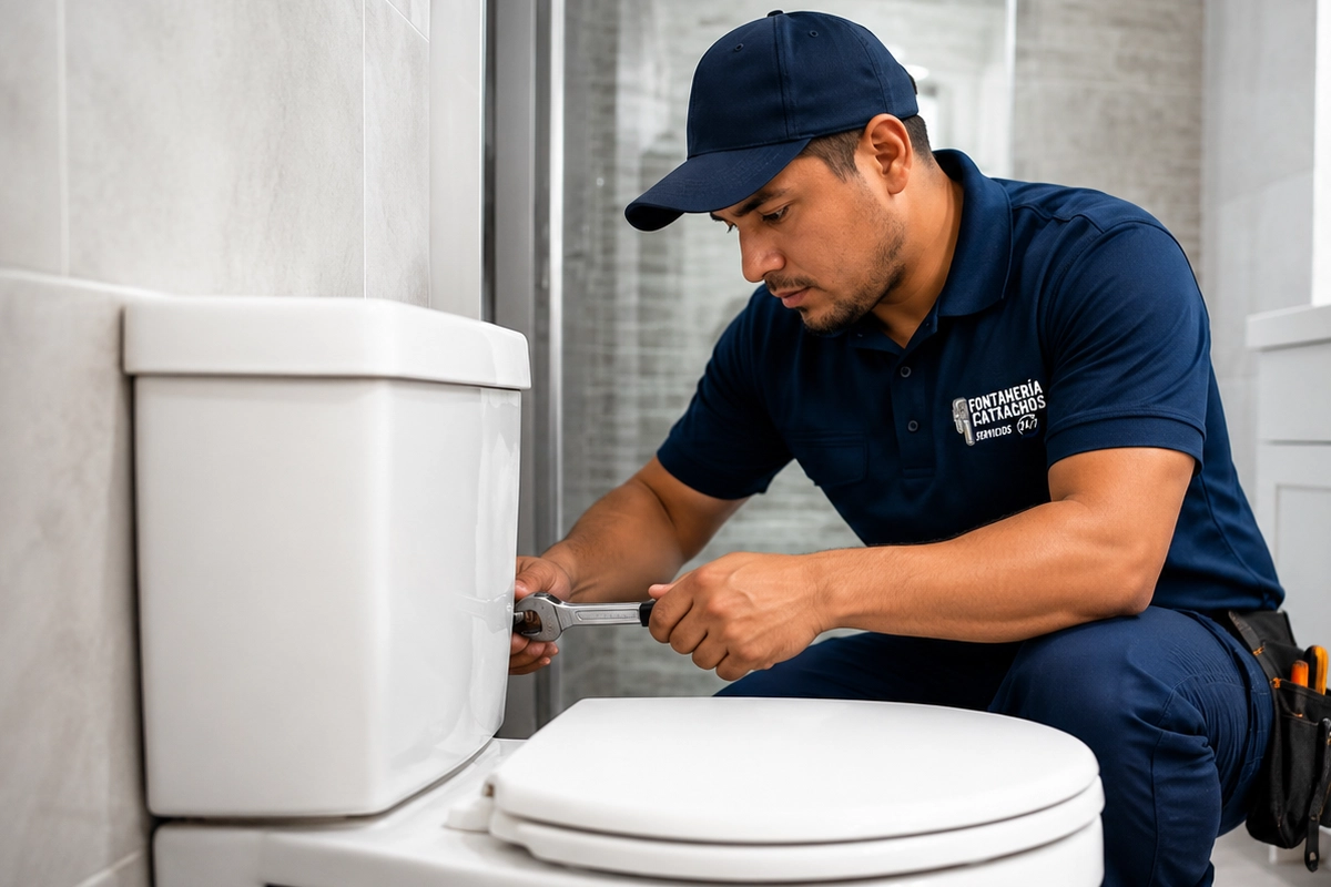 Planos de instalación de plomería para baño completo